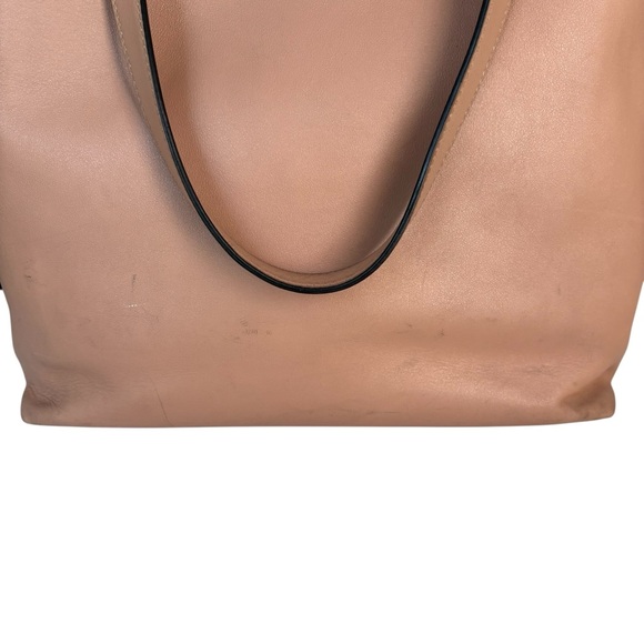 VALENTINO GARAVANI Love Stud Calfskin Leather Tote Pink - Picture 9 of 15